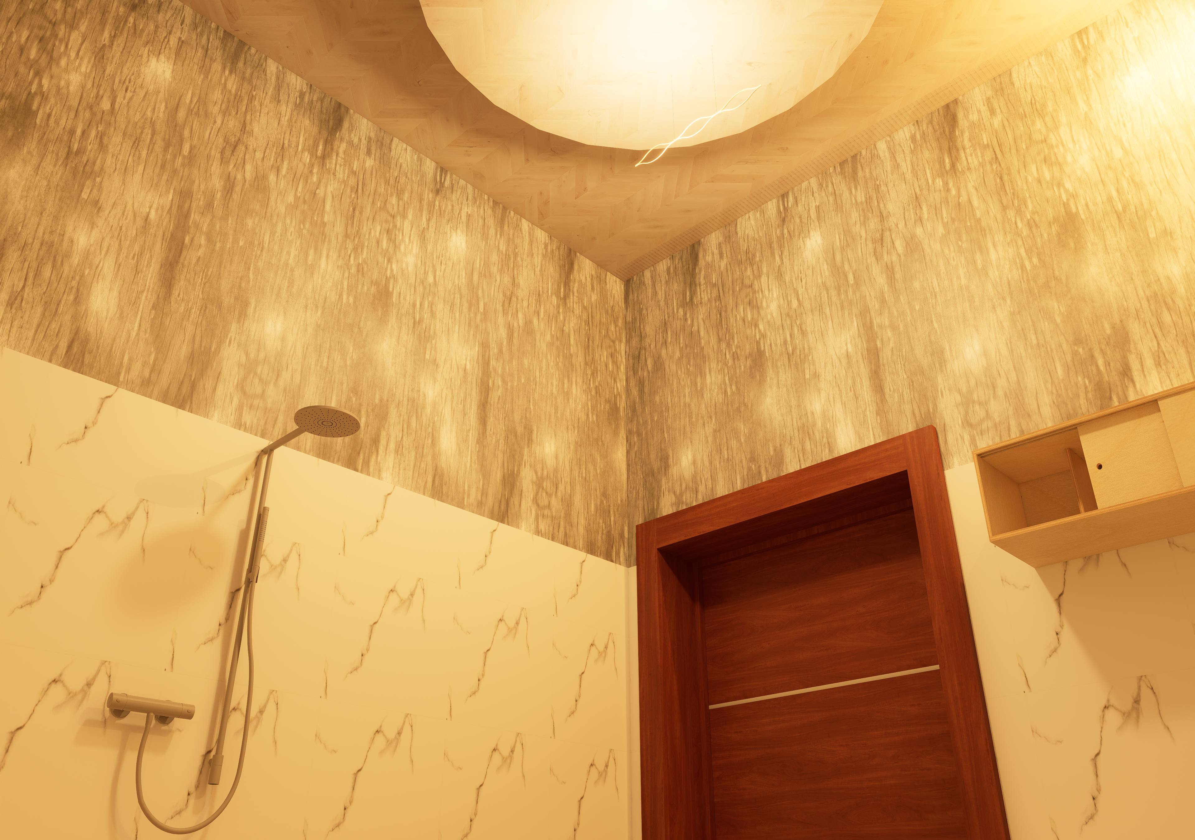 Warm Minimalist Interior Design Scene 10